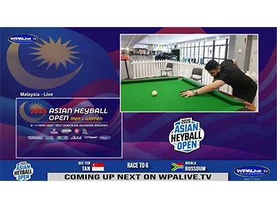 🎱 LIVE – Innsatsen stiger på Asian Heyball Open 2026 DAG 3 MORGENSØT